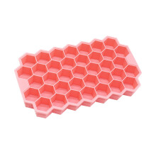 Food Grade Silicone Ice Cube Tray with Lid, 37-Cavity