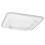 Luminária de teto LED quadrada de 20W para sala de estar e quarto. 6