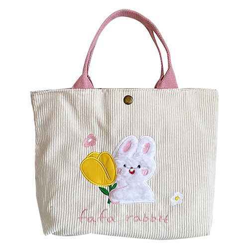 Handtasche aus Samt mit Erdbeermuster
