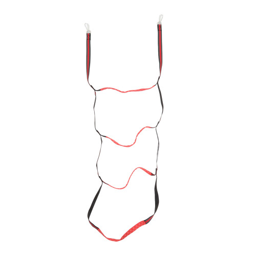Bootsseilleiter mit Edelstahlhaken, 3-stufig