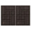 2Pcs Small Wood Display Stand Coffee Finish for Rock Collections 1