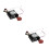 2Pcs Vintage Black Cuckoo Clock Movement Kit for DIY Wall Clock Repair 1