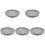 5Pcs Nonslip Silicone Food Plates with Suction Cups for Elderly 1