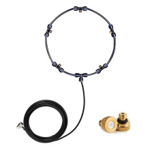 Kit ventilator de pulverizare pentru exterior, duze din alamă, 6m sau 8m