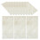 12Pcs Wear-Resistant Pet Tile Decals Light Yellow for Bathroom Kitchen 1