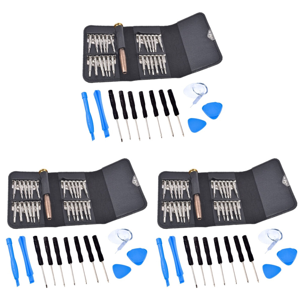 3Sets Compact Phone Repair Kit With Screwdriver Pry Disassembly Set 3753283691232