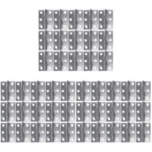 96Pcs Silver Stainless Steel Door Hinges Heavy Duty for Wooden Boxes