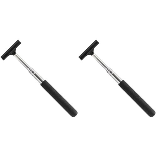 2 Pieces Mirror Cleaner Rear View Squeegee Car Rearview Wipe For Side