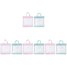4 Pcs Handheld File Holders Nylon Bag Practical Document