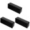 3Pcs Large Display LED Digital Alarm Clocks Black ABS Table Clock 1
