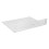 1Set Acrylic Small Floating Wall Shelf with Cable Management for Home 1
