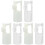 6Pcs Flute Blow Aid Mouthpieces Nylon Material Compact Assorted Colors 1