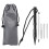 2Pcs Durable Black Paracord Lacing Needles Kit for DIY Bracelet Making 1