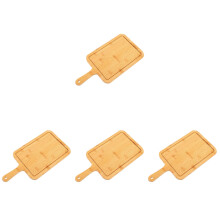 4Pcs Wooden Pizza Paddle Kitchen Serving and Cutting Boards