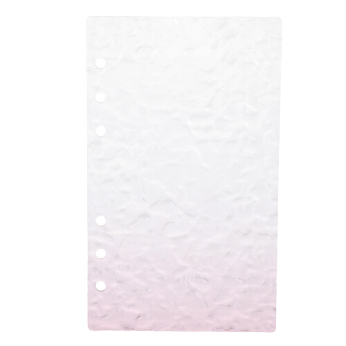 Roze A6 Acryl Journal Cover Met Refillbare Planner Bescherming