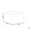 Beliani Pouffe KNIDOS Wool Black/ White 3