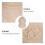 Cache-Poteau En Bois Sculpté Khaki Pour Balustrade Intérieure 4