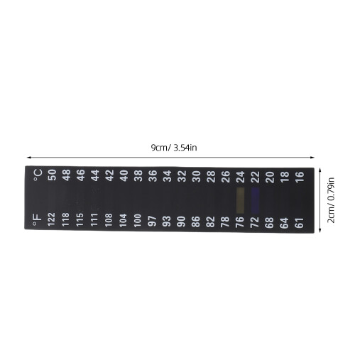 10Pcs Portable Digital Temperature Strips Pet Sticker for Brewing Jars 1