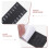 10Pcs Portable Digital Temperature Strips Pet Sticker for Brewing Jars 5