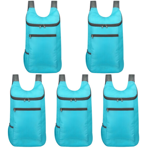 5Stk Polyester Outdoor Rucksack Sky- Faltbar