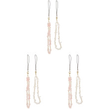 6Stk Robuster Phone Lanyard Strap Charm, Acryl Beaded Phone Accessoire