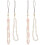 4Stk Telefon Charm Mit Perlen, Acrylmaterial, Farbenfroher Look 1