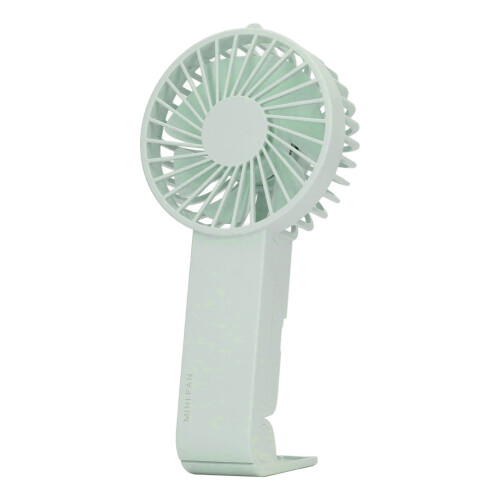 Mini bærbar USB-ventilator, ABS, 3 hastigheder, 1200 mAh 1