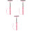 3Pcs Pink Car Windshield Cleaner Tool Rear View Mirror Squeegee Rubber 2