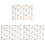 3Pièces Linges Bébé Multi Imprimés Confortables Pour Maison Sorties 1