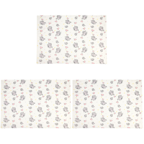 3Pièces Linges Bébé Multi Imprimés Confortables Pour Maison Sorties