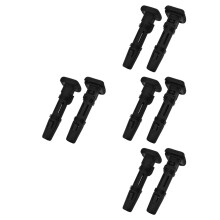 8Pcs Car Seat Headrests Guide Inserts Plastic Clips for Secure Fit