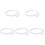 5Pièces Joint D'étanchéité Flexible Transparent Pour Douche Maison 1