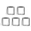 5Pcs Transparent Push Button Switch Protector Plastic Anti-Touch Cover 1