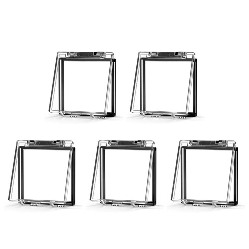 5Pcs Transparent Push Button Switch Protector Plastic Anti-Touch Cover