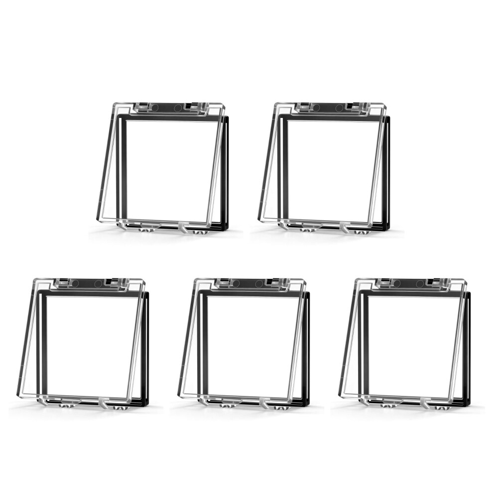 5Pcs Transparent Push Button Switch Protector Plastic Anti-Touch Cover 3753923857691