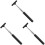 3 Pieces Car Side Mirror Squeegee Glass Wiper Window With Handle 1