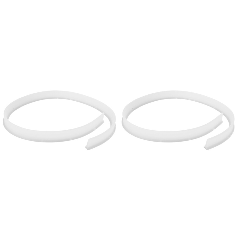 2Pcs Flexible Waterproof Shower Door Seal Transparent Caulking Strip 3754058572640