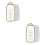 2Pcs White Tpu Key Fob Case Car Key Protector Minimalist Splashproof 1