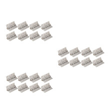 24Pcs Silver Drawer Butt Hinges Stainless Steel Heavy Duty Door Hinges