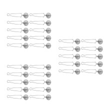 30Pcs Mesh Tea Steeper Stainless Steel Silver Infusers for Tea Lovers