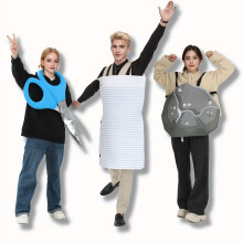 The Rock-Paper-Scissors Set Is Unisex. The Sizes Listed Are for The Fabric, While Other Dimensions Are Indicated in The Images