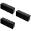3Pcs Large Display LED Digital Alarm Clocks Black ABS Table Clock 6