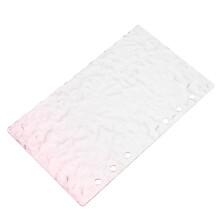 Pink Transparent Acrylic A6 Planner Binder Cover DIY Accessory