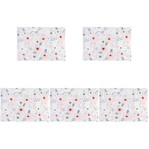 5Pcs Infant Blankets Assorted Colors Soft Cartoon Throw Blankets