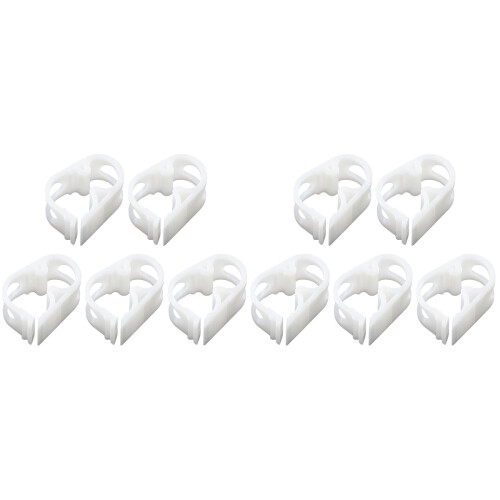 10Pcs Adjustable Plastic Hose Clamps Clamps for Wine Siphon Use