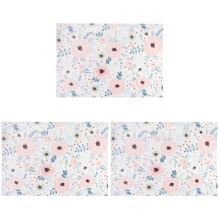 3Pcs Newborn Baby Quilts Soft Assorted Blankets for Stroller and