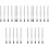 25St Multifunctioneel Staal Pincet Set Met Rubber Tips 2