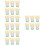 96Pcs Party Paper Cups Multi- Printing for Convenient Use 6