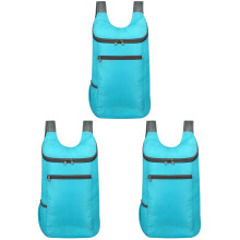 3St Multifunctionele Sky-Blue Rugzak Voor Outdoor En Dagelijks Gebruik