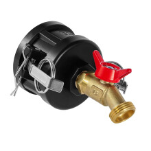2 Inch NPS Thread Converts To Standard 3/4 Inch Garden Hose